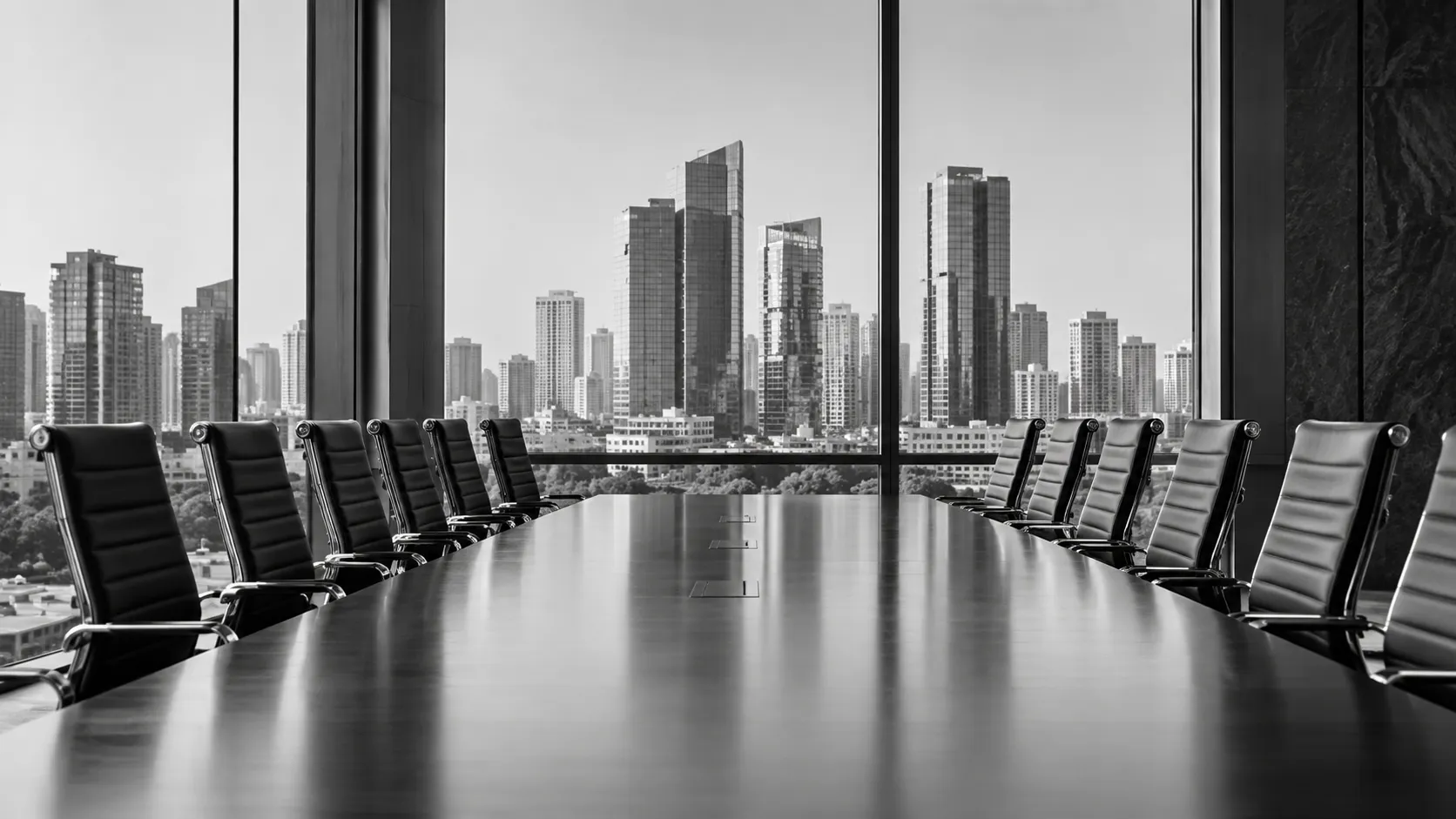 Sala de reunião corporativa